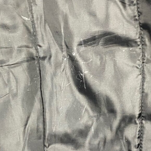 American Stitch Men's Black Reflective Long Bomber Jacket XL - Picture 4 of 14